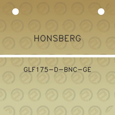 honsberg-glf175-d-bnc-ge