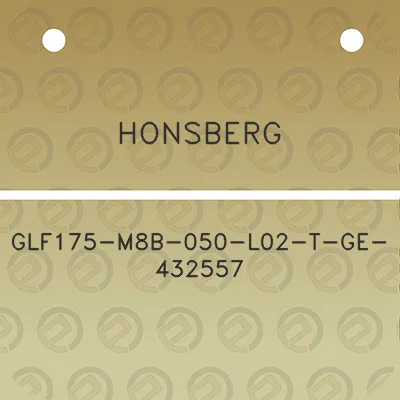 honsberg-glf175-m8b-050-l02-t-ge-432557