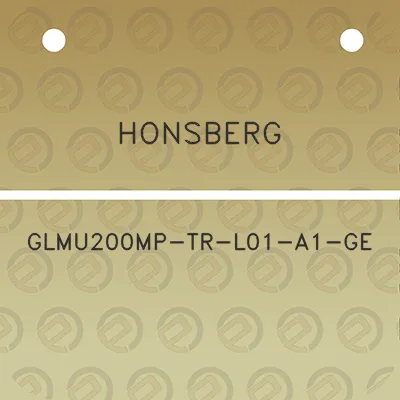 honsberg-glmu200mp-tr-l01-a1-ge