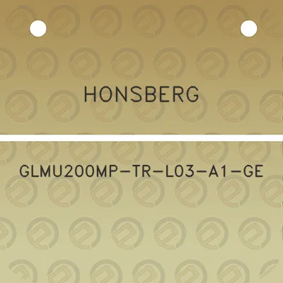 honsberg-glmu200mp-tr-l03-a1-ge