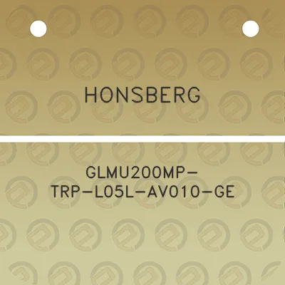 honsberg-glmu200mp-trp-l05l-av010-ge