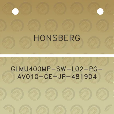 honsberg-glmu400mp-sw-l02-pg-av010-ge-jp-481904