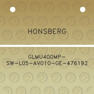 honsberg-glmu400mp-sw-l05-av010-ge-476192