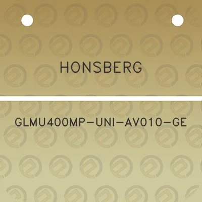 honsberg-glmu400mp-uni-av010-ge