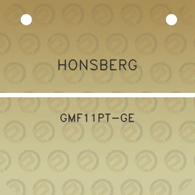 honsberg-gmf11pt-ge