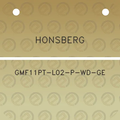 honsberg-gmf11pt-l02-p-wd-ge