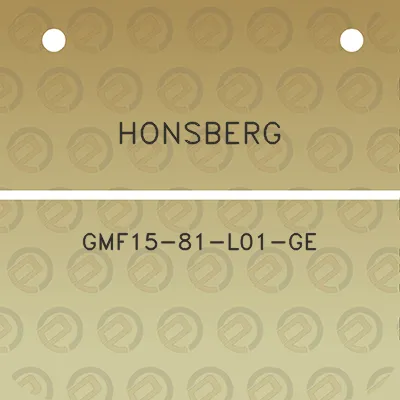 honsberg-gmf15-81-l01-ge