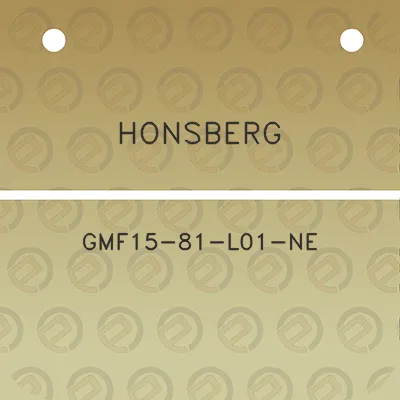 honsberg-gmf15-81-l01-ne