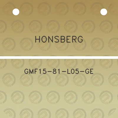 honsberg-gmf15-81-l05-ge