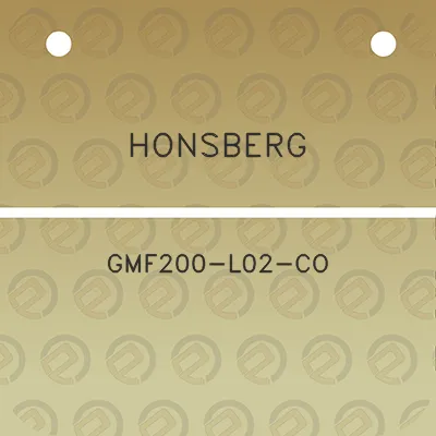 honsberg-gmf200-l02-co