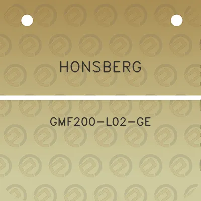 honsberg-gmf200-l02-ge