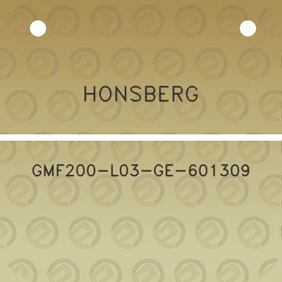 honsberg-gmf200-l03-ge-601309