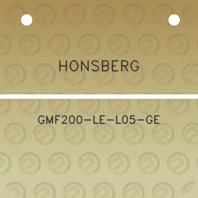 honsberg-gmf200-le-l05-ge