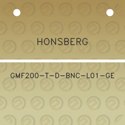 honsberg-gmf200-t-d-bnc-l01-ge