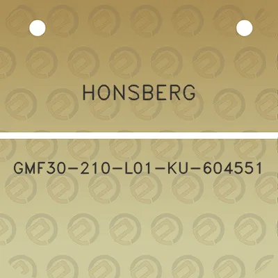 honsberg-gmf30-210-l01-ku-604551