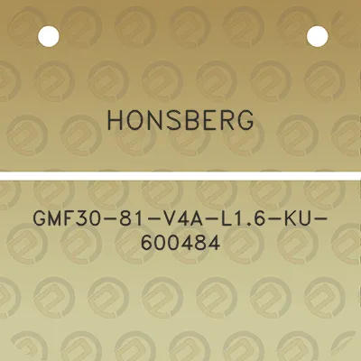 honsberg-gmf30-81-v4a-l16-ku-600484