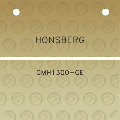 honsberg-gmh1300-ge