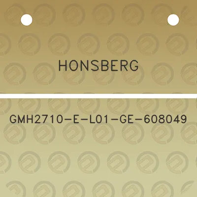 honsberg-gmh2710-e-l01-ge-608049