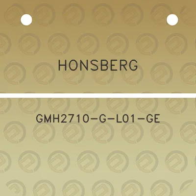 honsberg-gmh2710-g-l01-ge