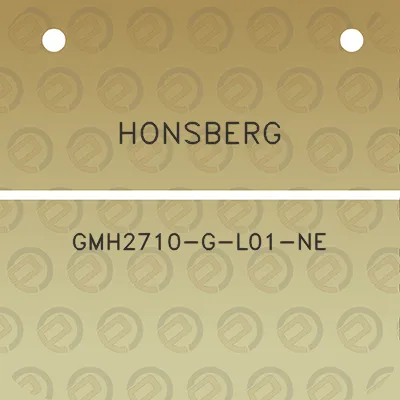 honsberg-gmh2710-g-l01-ne