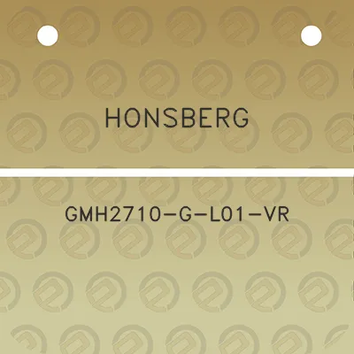 honsberg-gmh2710-g-l01-vr