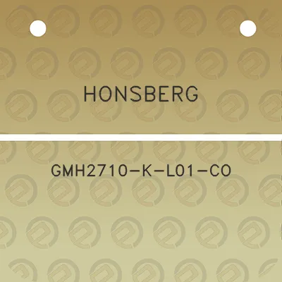 honsberg-gmh2710-k-l01-co