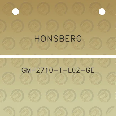 honsberg-gmh2710-t-l02-ge