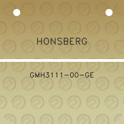 honsberg-gmh3111-00-ge