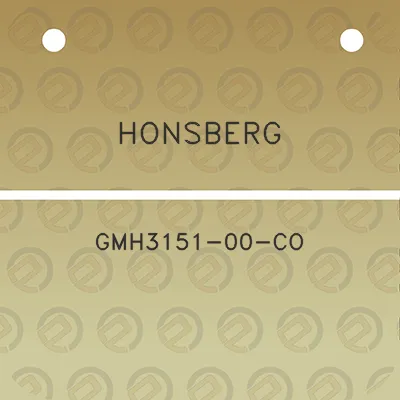 honsberg-gmh3151-00-co