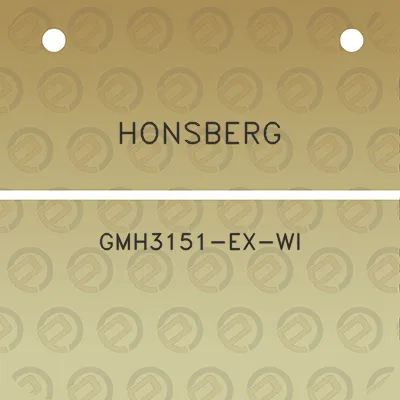 honsberg-gmh3151-ex-wi