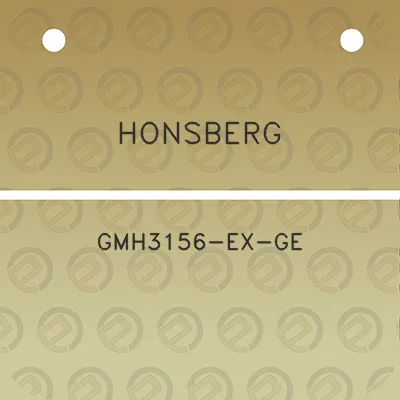 honsberg-gmh3156-ex-ge