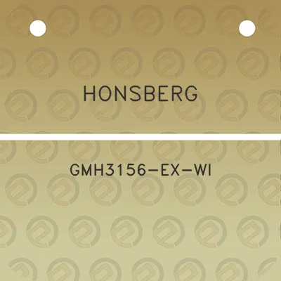 honsberg-gmh3156-ex-wi