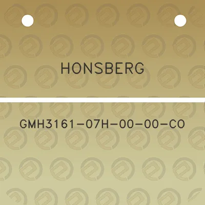 honsberg-gmh3161-07h-00-00-co