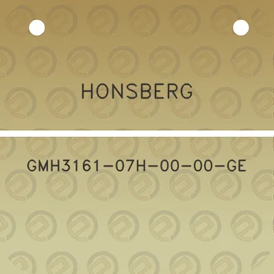 honsberg-gmh3161-07h-00-00-ge