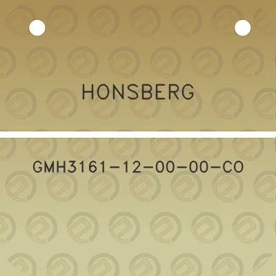 honsberg-gmh3161-12-00-00-co