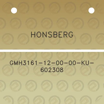 honsberg-gmh3161-12-00-00-ku-602308