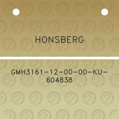 honsberg-gmh3161-12-00-00-ku-604838