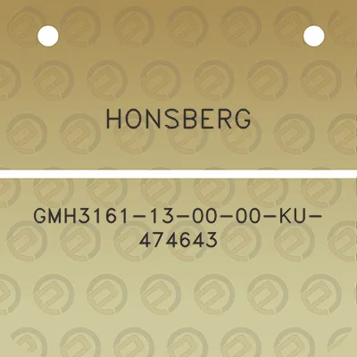 honsberg-gmh3161-13-00-00-ku-474643