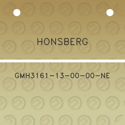 honsberg-gmh3161-13-00-00-ne