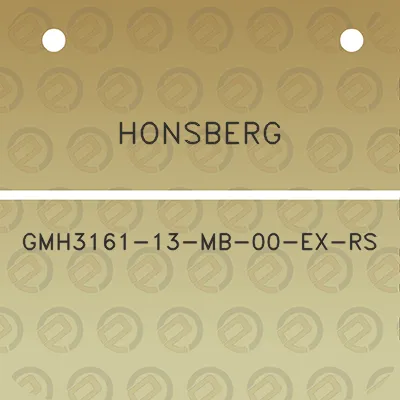 honsberg-gmh3161-13-mb-00-ex-rs