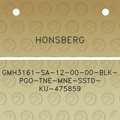 honsberg-gmh3161-sa-12-00-00-blk-pgo-tne-mne-sstd-ku-475859