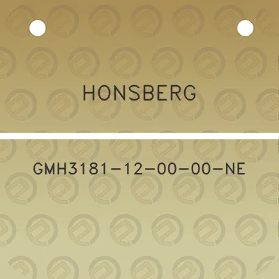 honsberg-gmh3181-12-00-00-ne