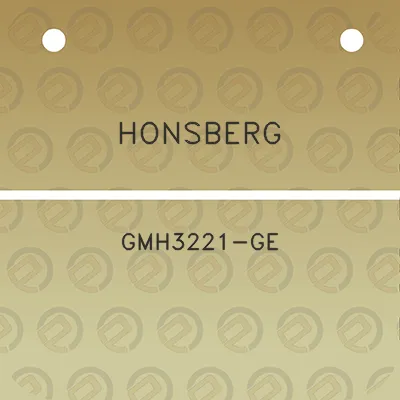 honsberg-gmh3221-ge