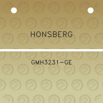 honsberg-gmh3231-ge