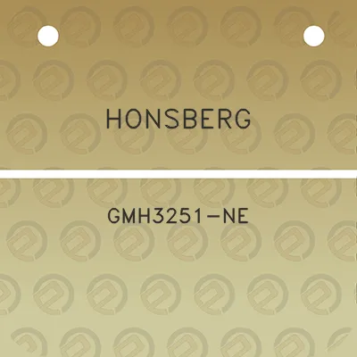 honsberg-gmh3251-ne