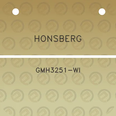 honsberg-gmh3251-wi