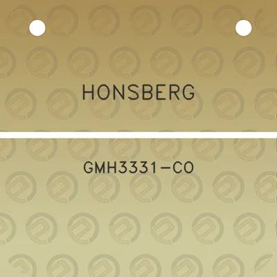 honsberg-gmh3331-co