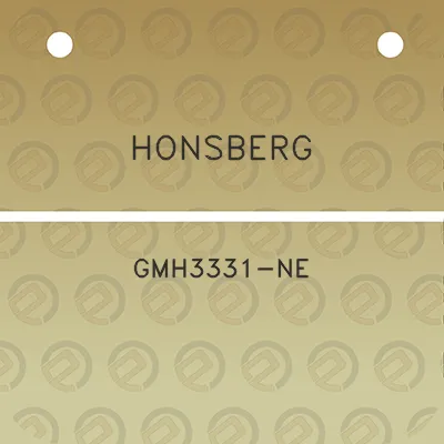 honsberg-gmh3331-ne