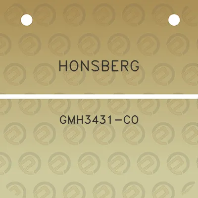 honsberg-gmh3431-co