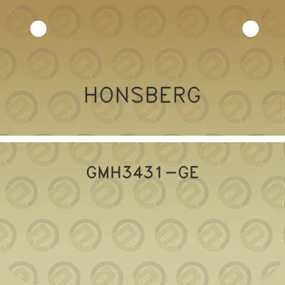 honsberg-gmh3431-ge